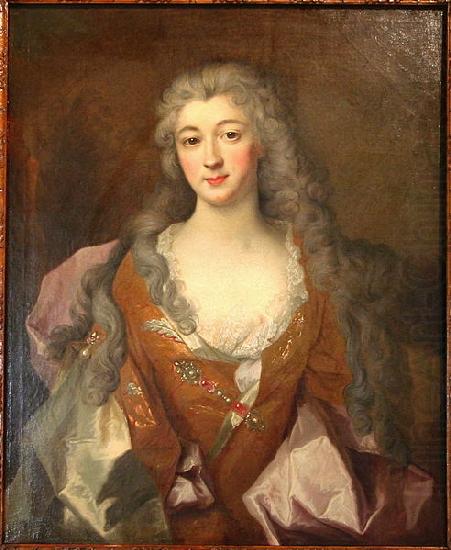 Nicolas de Largilliere Portrait dune femme en buste china oil painting image